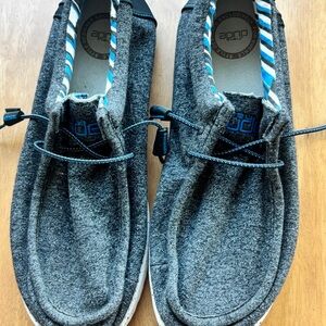 Hey Dude Moccasins in Charcoal